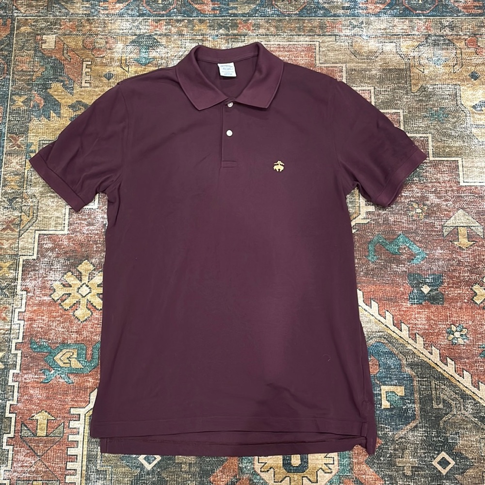 Brooks Brothers Men’s polo purple/brown